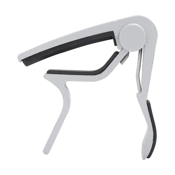 1 st Gitarr Capo 5 st Celluloid Plektrum Zinklegering Stränginstrument Reparationstillbehör (Silver)