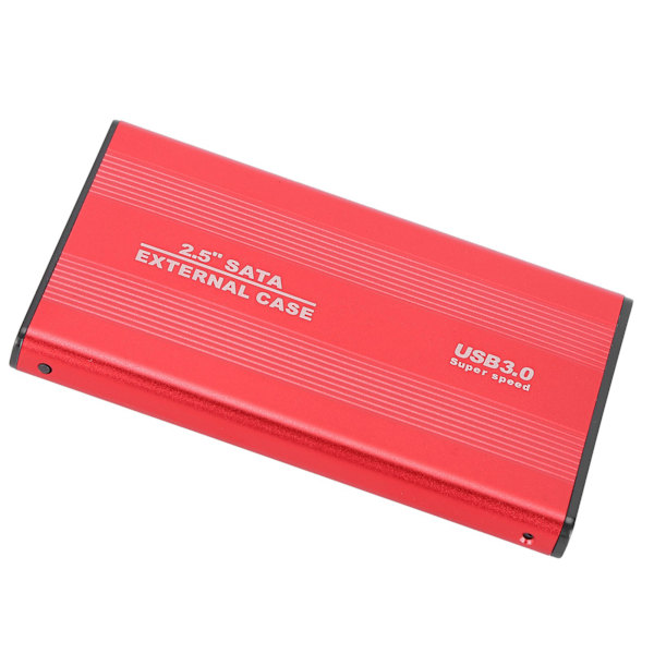 HDD Kabinett Plug Play 3TB USB3.0 SSD Harddisk Boks for Laptoper/OS X Ekstern Datalagring Rød