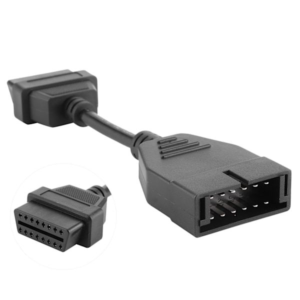 Professionel Auto Diagnostisk Stikkabel til GM 12-polet Han til OBD1 OBD2 16-polet Hun Adapter