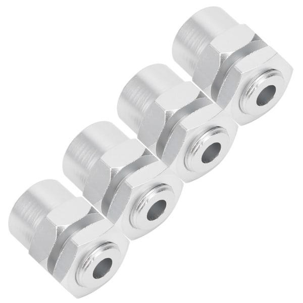12mm - 17mm pyörän kuusiokoloavain adapteri lisätarvikkeet sopivat 1/10 RC Crawler -autoihin, 15mm, hopea
