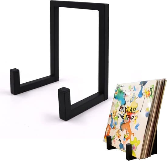 Vinyl Display Stand - Storage Rack - Bookshelves - Record Rack - Stand - Display Rack - Stand - Black