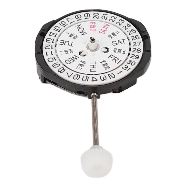 Quartz Movement Alloy SL25 3-hender Dag Dato Kalender Klokke Bevegelse Reservedeler Tilbehør