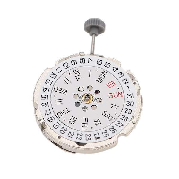 Automatiskt Klockurverk Professionell Legering Dubbel Kalender Quartz Klockurverk för Klockreparationsdelar