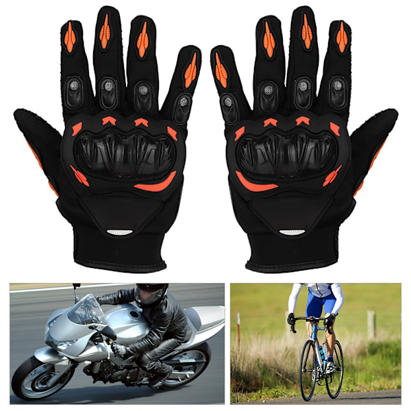 Universella Andningsbara Motorcykelhandskar Utomhus Ridning Anti-fall Handskar Skydd