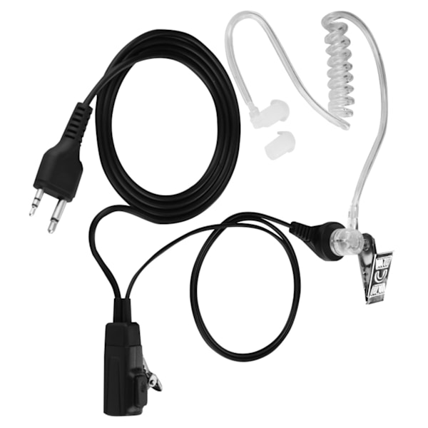 Luft Transparent Tub Hörsnäcka Headset Mikrofon för Midland Walkie Talkie Radio Headset