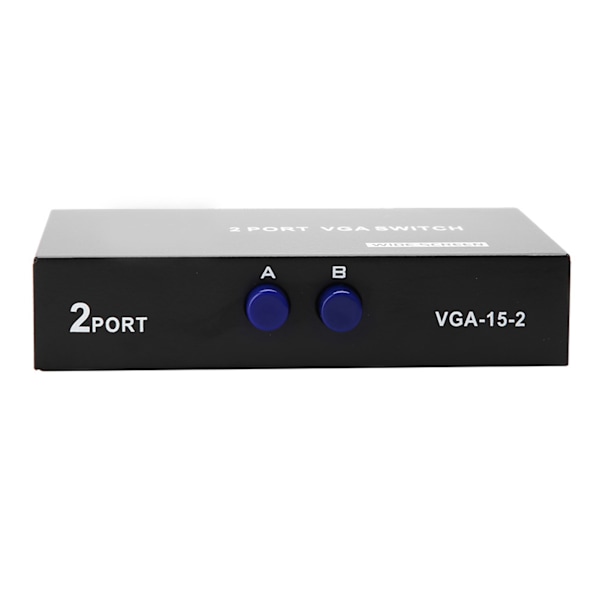 2 i 1 ut VGA Switcher Splitter Datasynkronisering VGA Monitor Switch VGA Splitter