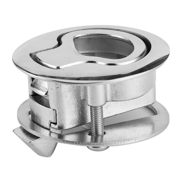 【NX】Stainless Steel 316 Marine Pull Latch Keyless Flush Boat Latch Slam Lift Handle Deck Hatch Hardware