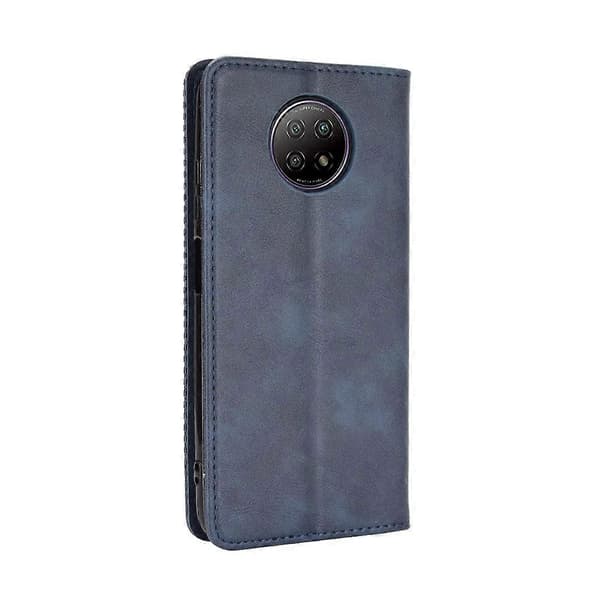 Läderfodral kompatibelt med Xiaomi Redmi Note 9T 5G / Note 9 5G Blue