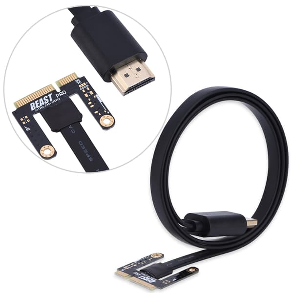 EXP GDC Beast HDMI till Mini PCI-E Kabel