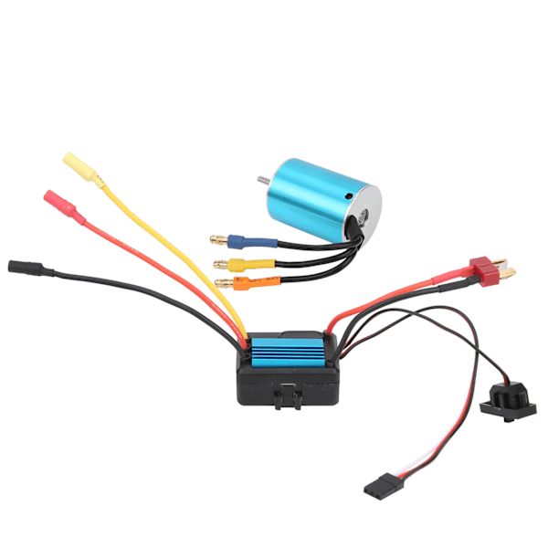 2838 4500KV 4P Sensorløs Børsteløs Motor 35A Børsteløs ESC Passer til 1/14 1/16 1/18 RC Bil
