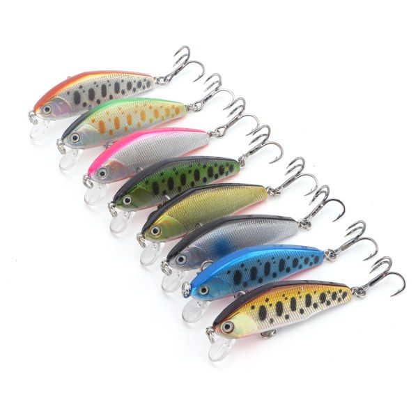 Langtkastende Kunstig Synkende Minnow Fiske Lokkemiddel Bass Ørret Fiskeutstyr SwimBait