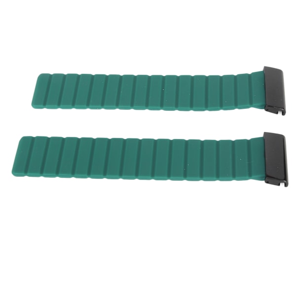 Magnetiskt klockarmband 26 mm svettsäkert silikonklockarmband snabbkoppling klockarmband för Vertix 2 OD Green