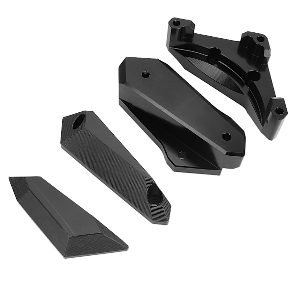 4 st Motorcykel Skyddsskydd Crash Pad Passar Yamaha YZF R3 14-17 (Svart)