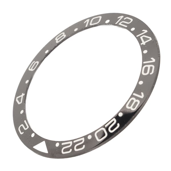 Keramisk Urkrans Ring Sort Base Hvide Tal Urkrans Indsats Reservedele Tilbehør til Reparation 38mm