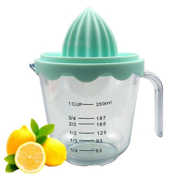 Citrus juicer Manuel appelsinjuice squeezer DIY juiceværktøj til hjemmekøkken - Grøn