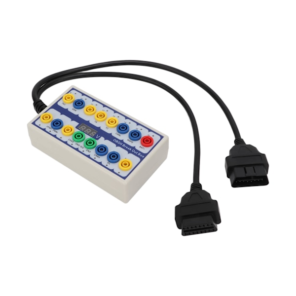 OBDII-jakaja OBD2-protokollan ilmaisimella ja diagnostiikkajohdolla, universaali auton OBD-linjan signaalinsiirtoon