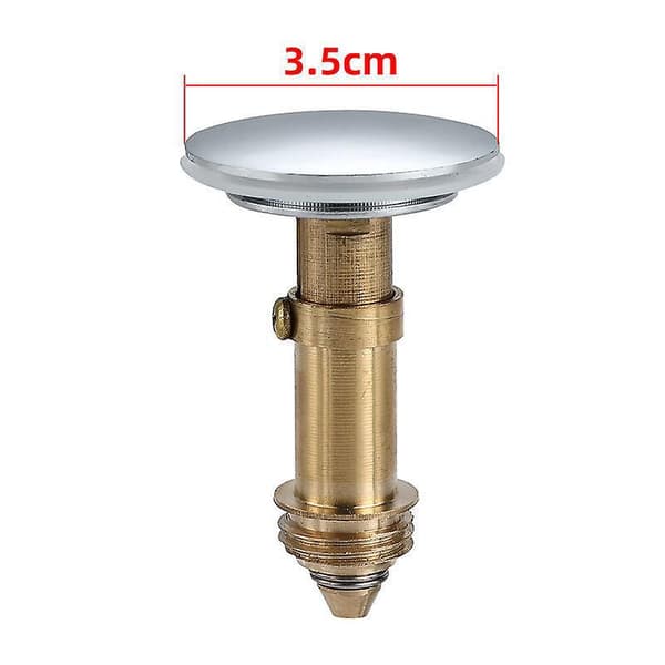 Universal vaskepropp - 2 stk, 3,5 cm - Anti-blokkerende avløpsdeksel for vask og badekar