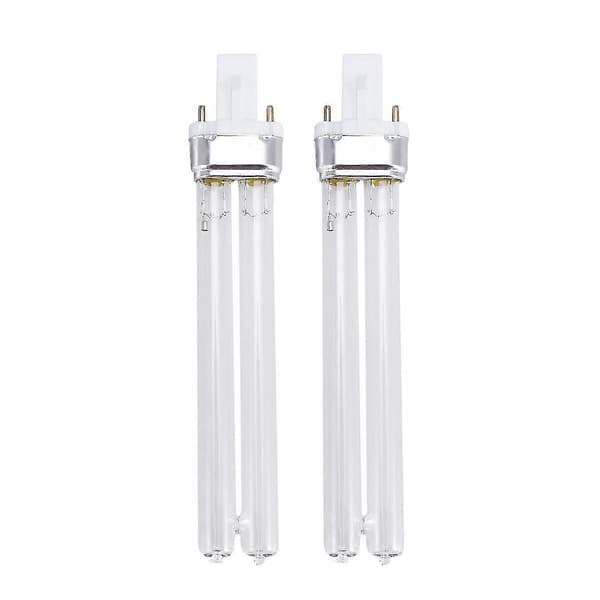 2 stk 11W Ultrafiolette UV Desinfeksjonslamper UV Steriliseringslamper for Akvarium