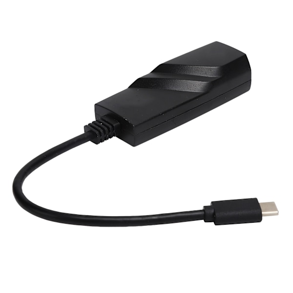 Typ C till RJ45 Nätverkskort Ethernet Adapter 1000Mbps Laptop Nätverkskabel Konverterare