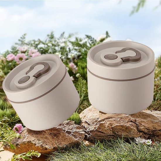 Matboks – Bento Box – Isolert Beholder – 650 ml Termisk Matboks i Rustfritt Stål – Isolert Design – Egnet for Barn, Skole, Kontor og Piknik