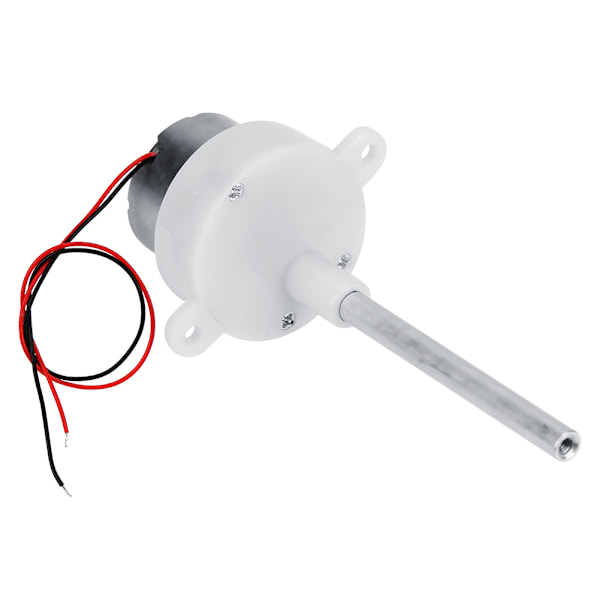 Pitkä Akseli Hidasvauhtinen Kierukkavaihdemoottori Kauko-ohjattavaan Autoon 12V 60rpm