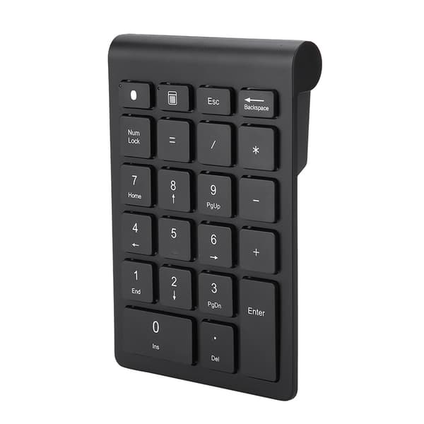 Sort 22 Taster Mini Numpad Trådløst Bluetooth Numerisk Tastatur Til OS X PC