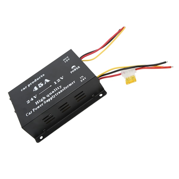 DC24V - 12V Muuntaja Oikosulkuesuojalla Ammattimainen Ympäristöystävällinen Auton Jännitteen Alennus Buck-Moduuli 45A