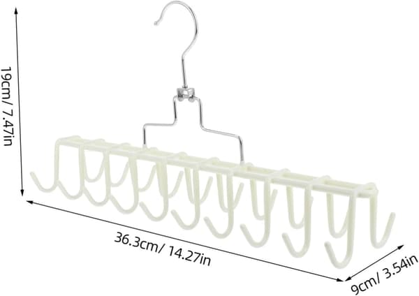 Versatile Clothes Hanger with Double Hooks - 20-Hook Versatile Hanger - Apricot*2