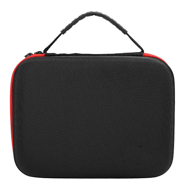 Bærbar Opbevaringstaske Hård Nylon Beskyttende Bæretaske til Oculus Go VR Headset Sort og rød