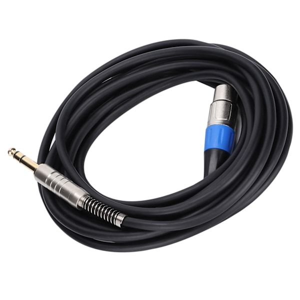 XLR Hona till 6,35mm Kabel Stor 3-Kärnig Balanserad Signal Interconnect Kabel för Mikrofoner Förstärkare Högtalare