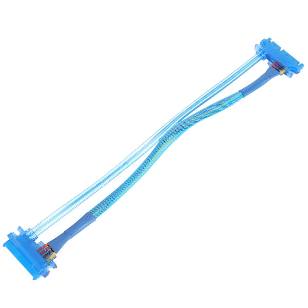 Sata-kabel 7+15Pin Hann til Hunn 22 Pin SSD 3.0 Data Strømforlengelseskabel for Ekstern Harddisk Dataoverføring (30cm)