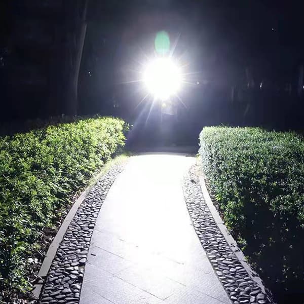 ABS Hodelykt USB-lading Sterkt Lys Langdistanse Camping Lys for Nattsykling Nattfiske Grå 5 Lyskilde
