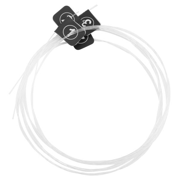4st Fluorocarbon Strängar Instrumentdelar för Gitarr eller Ukulele Universalsträngar TX-2