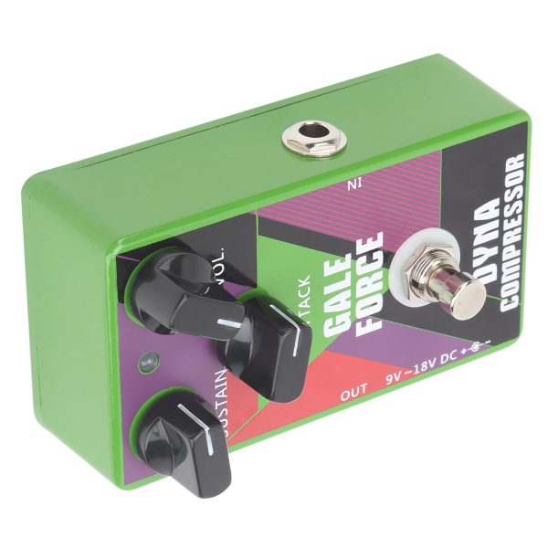 Compressor Pedal Elektrisk Guitar Kompression Effekt True Bypass Enkelt Blok Enhed