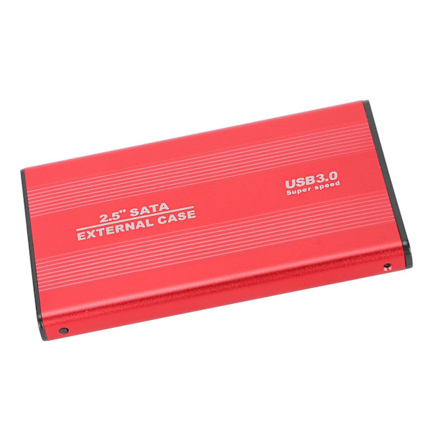 HDD Kabinett Plug Play 3TB USB3.0 SSD Harddisk Boks for Laptoper/OS X Ekstern Datalagring Rød