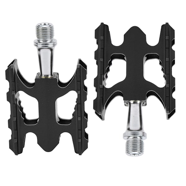 Sammenklappelig Cykel Pedal AntiSkrid Aluminium Legering Mountainbike Leje Cykel Ride Tilbehør. (Sort)