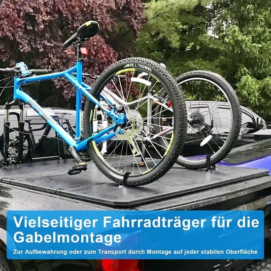 Cykelgaffelstøtte, multifunktionel cykelblok, aluminiumslegeringsgaffel
