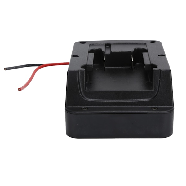 Lithium Batteri Adapter Strømstik Montering med Ledninger til Milwaukee M18 18V Sort