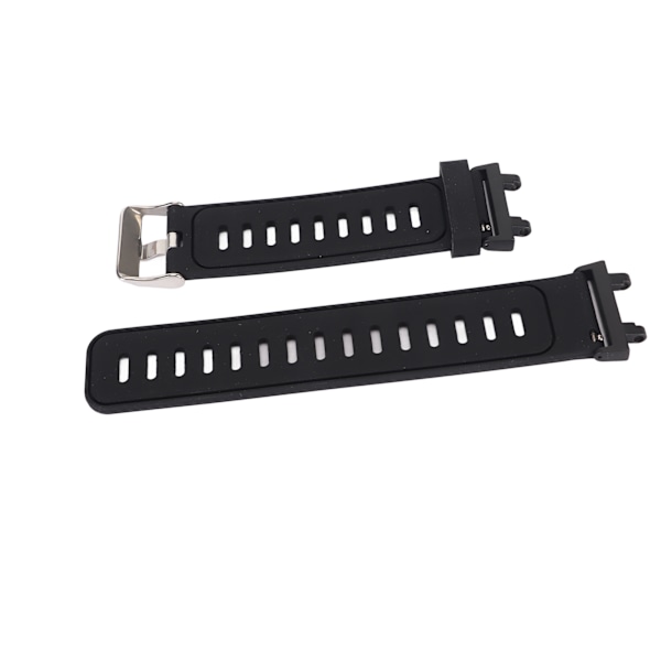 Mjukt silikonarmband för klocka, justerbart ersättningsarmband, tillbehör som passar Amazfit T Rex 2 Smart Watch, svart och mörkgrå