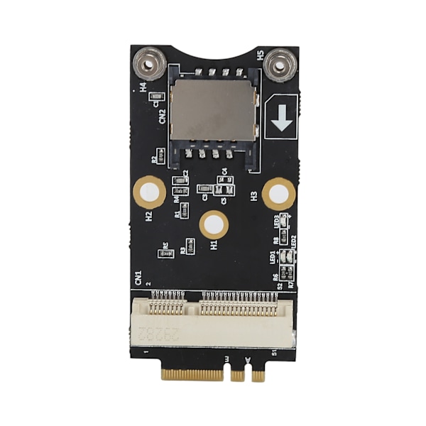 M.2 till Mini PCIE Adapter A/E Key 3G 4G WIFI-modul med SIM-kortplats Expansionskortmontering