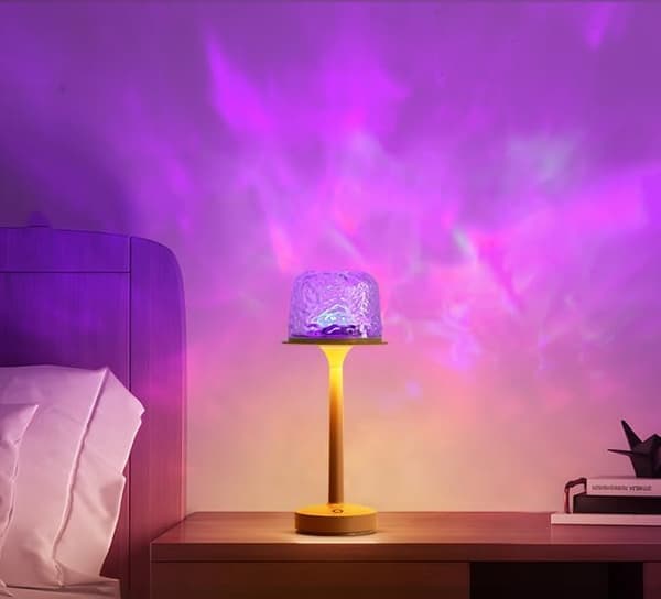 2026 Bathroom Lamps, Wave Projector Lamp, Dual-Mode Atmosphere, Underwater Water Ripple Lights