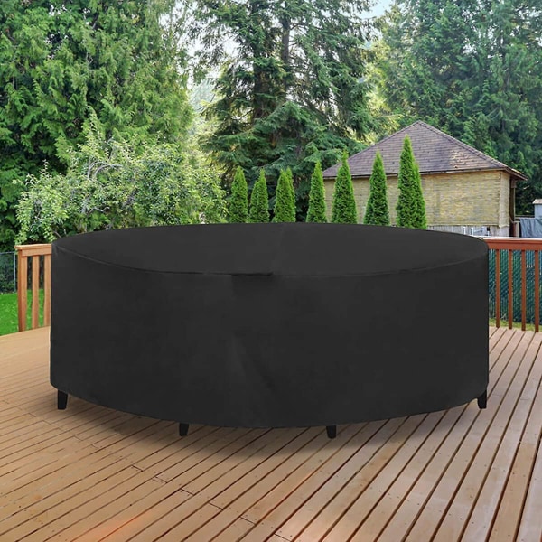 Vedenpitävä Oxfordin pyöreä puutarhapöytä ja tuolin cover - 230x100cm