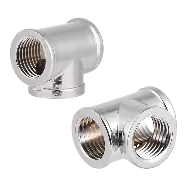 G1/4 Gevind 3 Vejs T Form Fitting Splitter Adapter til PC Vandkølingssystem