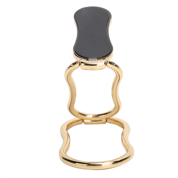 Fingerring Mobiltelefonhållare Ställ Vikbar 360° Roterande Telefon Baksida Handgrepp Hållare Guld