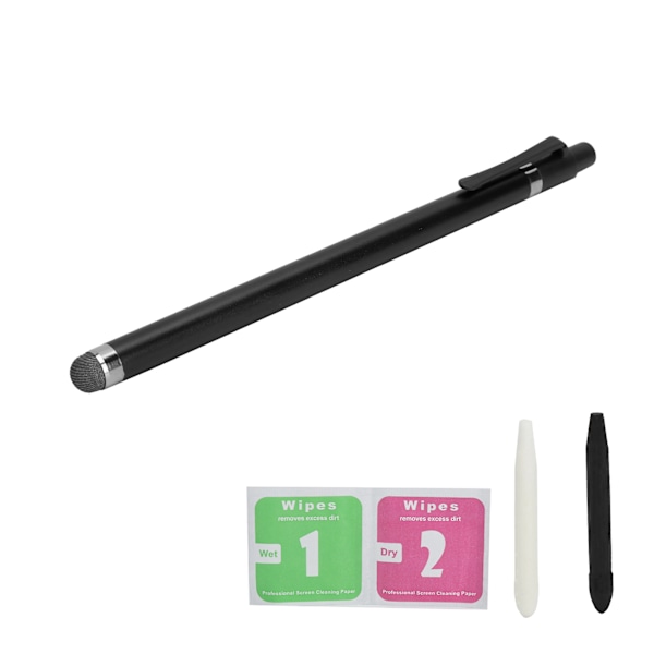 Touch Pen Aluminiumlegering Høy Nøyaktighet Stylus for IOS/Android Telefon og Nettbrett - Svart