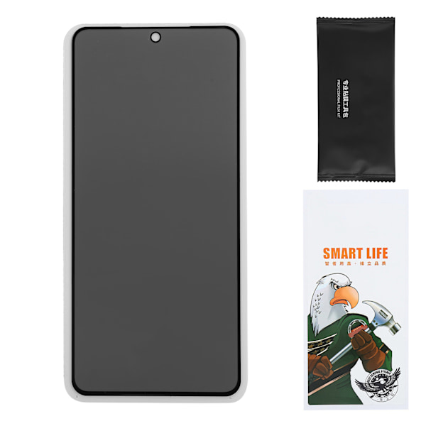 Härdat Glas Anti-Peep Skärmskyddsfilm för VIVO X60 Mobiltelefonskydd