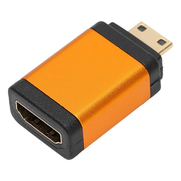 Mini HD Multimedia Interface Han til Hun Adapter 4kx2k til Kamera Camcorder DSLR Tablet Grafikkort Orange