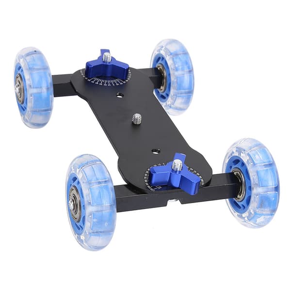 Mini Skøjte Kamera Dolly til DSLR Kamera Videokamera 10KG Bæreevne 0.5