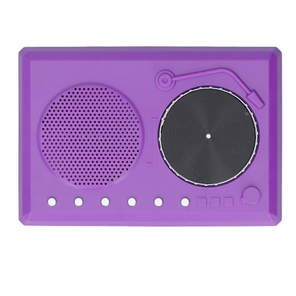 Mini DJ Leksak Barn Intellektuell Fest Musiklåda Spelar Musikinstrument Tillbehör Lila