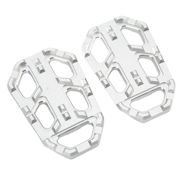 2 st MC-Fotstödsfästen i Aluminiumlegering för CB500X 2015‑2016 Silver